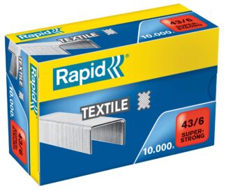 Staples 43/6 Textile SuperStrong | Galvanized 10000x