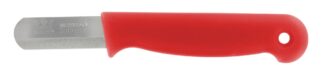 500 red steel strip knives | Rounded blade