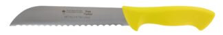 Knife | HACCP 210 mm | Stainless | Serrated | Yellow