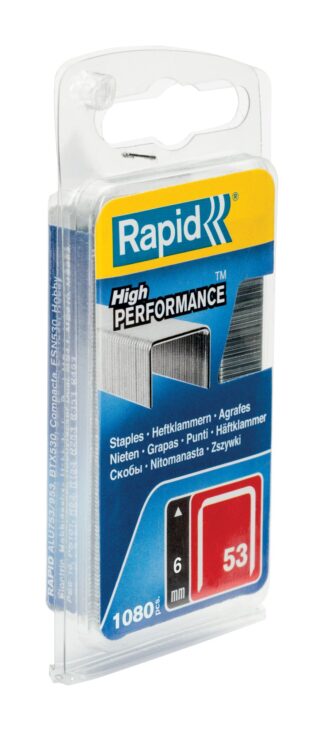 Fine wire staples 53/6mm | Galvanized | 1080x